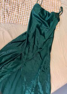 Emerald Green Slip Dress