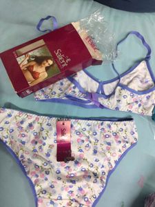 A Bra Panty Set With Tag.