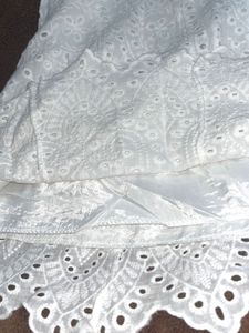 White Eyelet Mini Dress