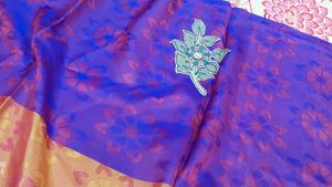 Elegant Floral Kanjivaram Saree