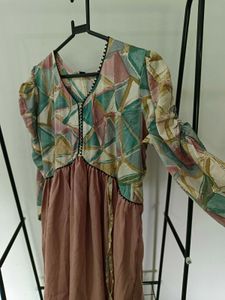 Puff Sleeve Dusty Pink Kurta