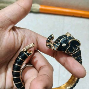 Elephant Bangle Bracelet