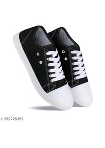 Stylish Black &amp; White Sneakers