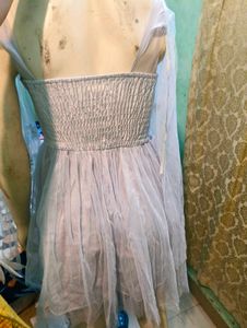 Elegant Lace &amp; Tulle Party Dress free delivery