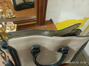 Colorblock Tote Bag