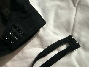 Black Bra with scalloped trim