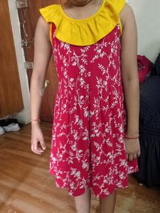 Cute Floral Girls Dress