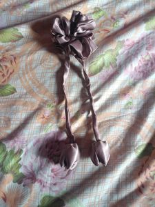 Satin Tulip Hair Tie