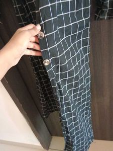 Checkered Duster Jacket
