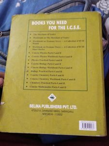 ICSE CLASS 10TH CHEMISTRY BOOK.