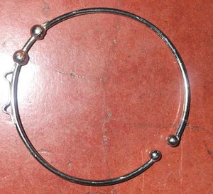 Silver Tone Bangle Bracelet