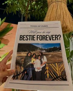 Custom Newspaper Greeting Card