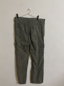 Zara Olive Green Cargo Pants