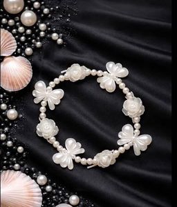 Pearl &amp; Butterfly Bracelets (Set of 2)