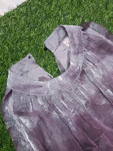 Organza Halter Neck Tank Top 36inch