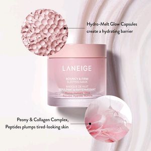 Laneige Bouncy And Firm Sleeping Mask 🌸🍑10ml