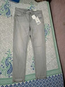 Zara Grey Denim Jeans