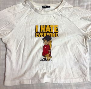 Graphic Print crop top