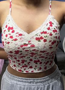 Floral Lace Cami Top