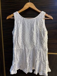 Padded Gujrati Style Peplum Top With Dhoti Pants