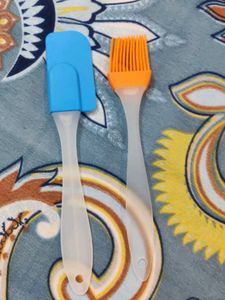Silicone Spatula & Brush Set