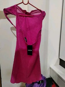 Pink Halter Mini Dress Price Negotiable