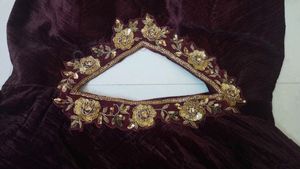 ethnic Cut Work Gown