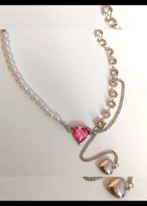 Heart Pearl Necklace