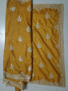 emrodary Saree yellow 💛