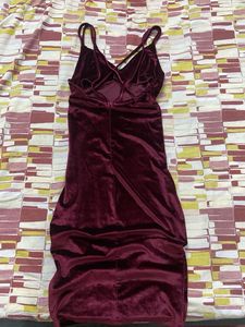 Maroon Dress