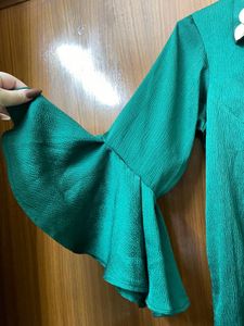 Satin Kurti Top
