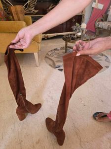 Brown Thigh High Boots