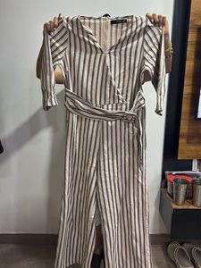 Madame Original Striped Jumpsuit