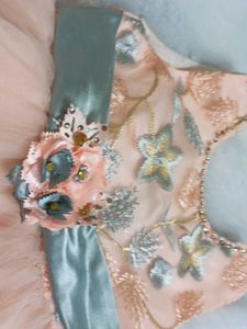 Prity Peach Dress