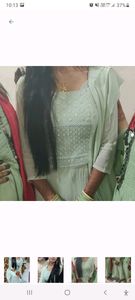 light green dress