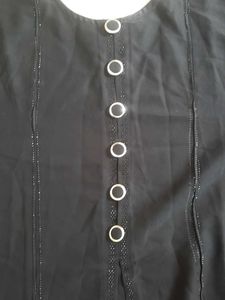 Elegant Black burkha Dupatta Hijab Set Brand New