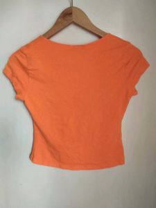 Beautiful Square Neck  And Mesh Top