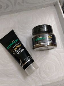 mCaffeine Face & Body Scrub Set