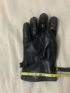 Black Leather Gloves