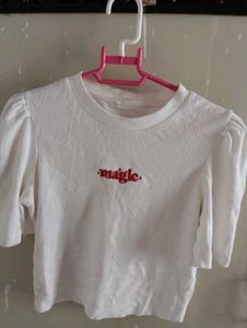 White Knit Top