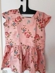 Pink Floral Top
