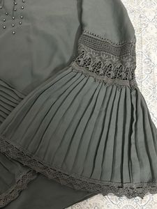 Grey Formal Casual Top