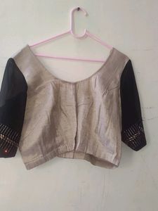 Black Full Saree Fril Work And Border Is Velvet