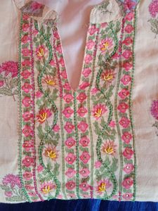 Preety Lovely Long Floral Dress 👗 L Size Gown