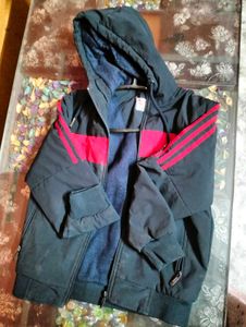 Black Jacket With Red Combination