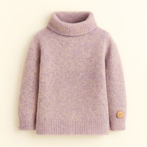 Cute Girls&#39; Turtleneck Sweater