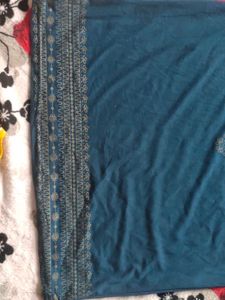 Blue Embellished Top
