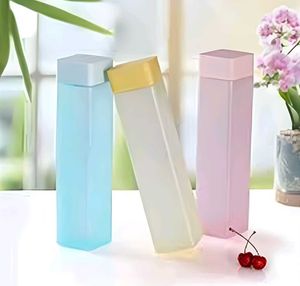 Frosty Plastic Square Water Bottle (Pack Of 6)