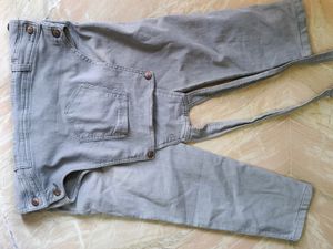 A Grey Dungarees