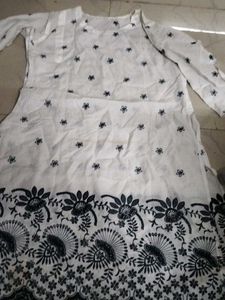 White Embroidered Tunic Dress